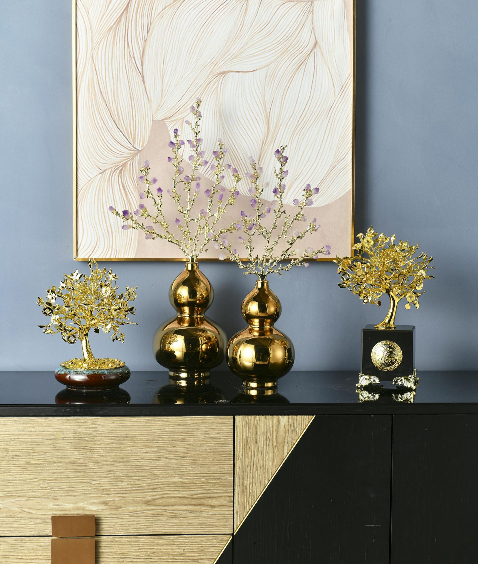 ​Rundecor – New Launch: Golden Ceramic Ornaments & Money Tree Sculptures