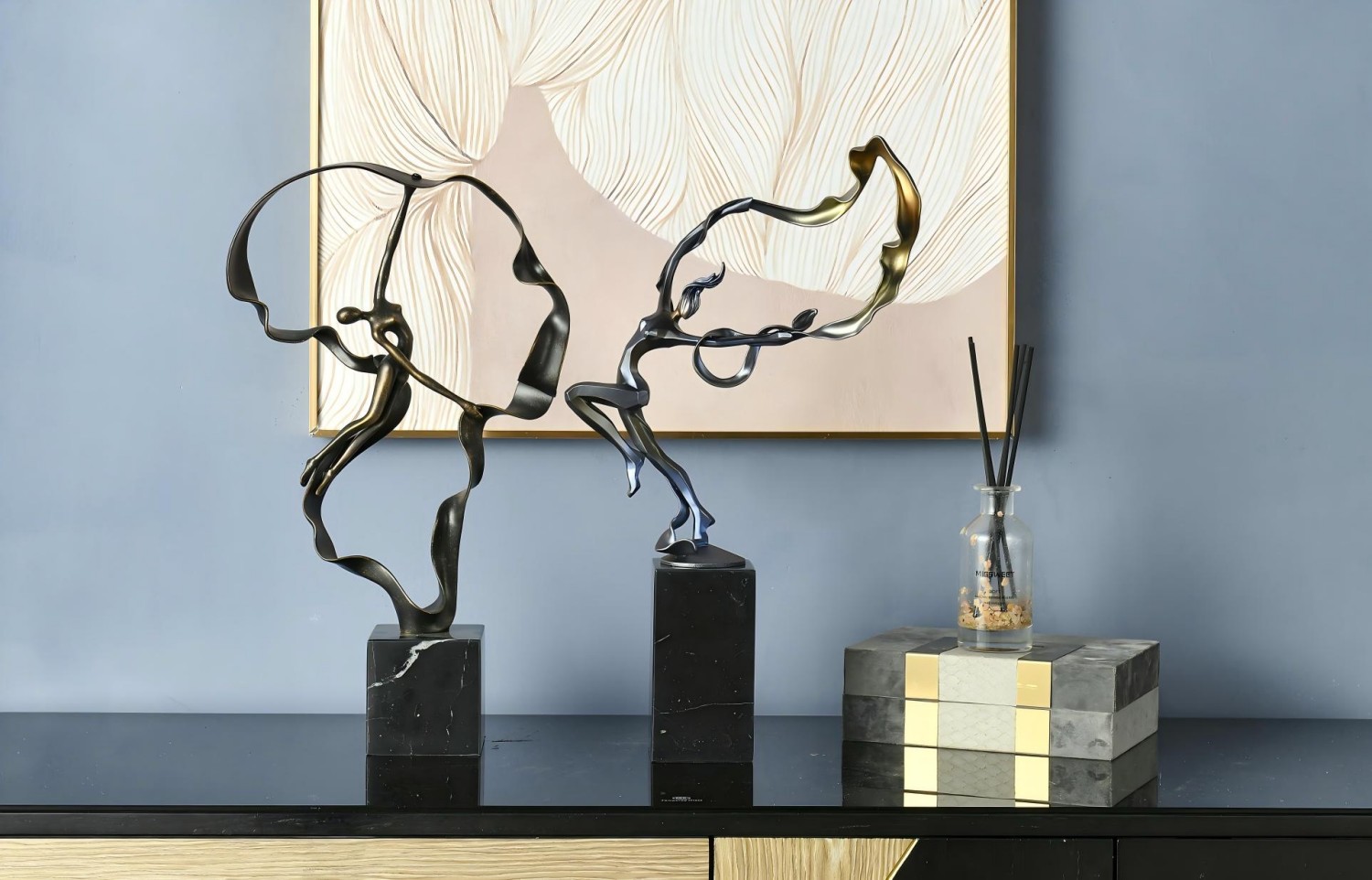 ​Rundecor New Arrival｜Modern Alloy Gymnast Sculptures
