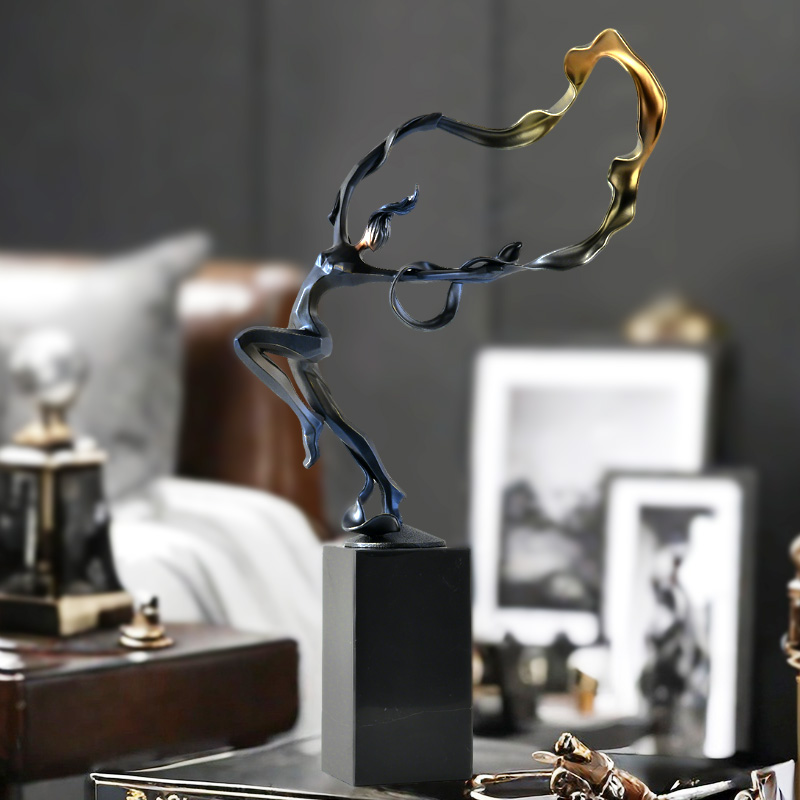 Creative dance figure sculpture ornaments