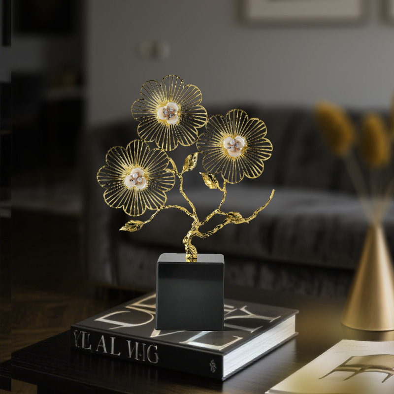 Metal plum blossom ornaments